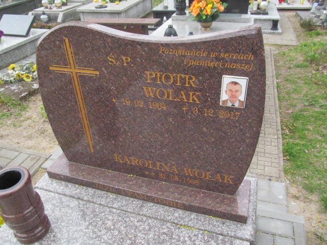Piotr Jan Wolak 1964 Tarnobrzeg Miechocin - Grobonet - Wyszukiwarka osób pochowanych