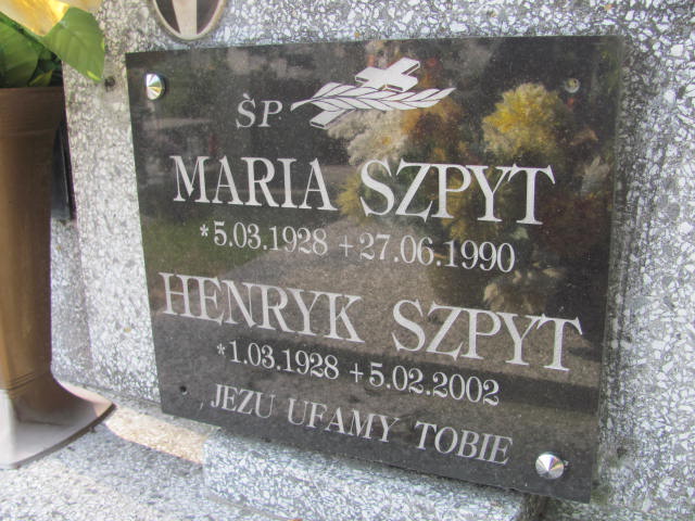 Henryk Szpyt 1928 Tarnobrzeg Miechocin - Grobonet - Wyszukiwarka osób pochowanych