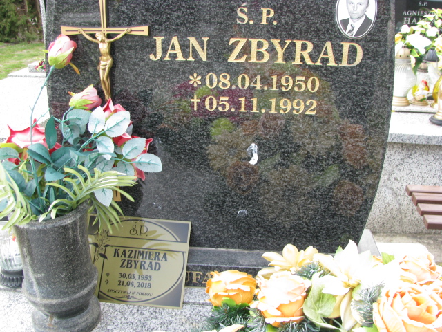 Jan Zbyrad 1950 Tarnobrzeg Miechocin - Grobonet - Wyszukiwarka osób pochowanych
