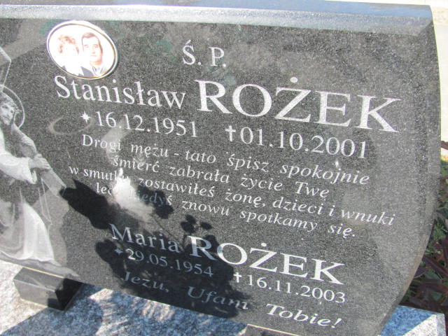 Stanisław Rożek 1951 Tarnobrzeg Miechocin - Grobonet - Wyszukiwarka osób pochowanych