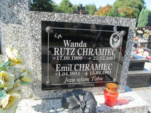 Wanda Rutz Chramiec 1909 Tarnobrzeg Miechocin - Grobonet - Wyszukiwarka osób pochowanych