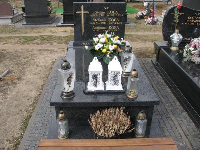 Stefan Koba 1920 Tarnobrzeg Miechocin - Grobonet - Wyszukiwarka osób pochowanych