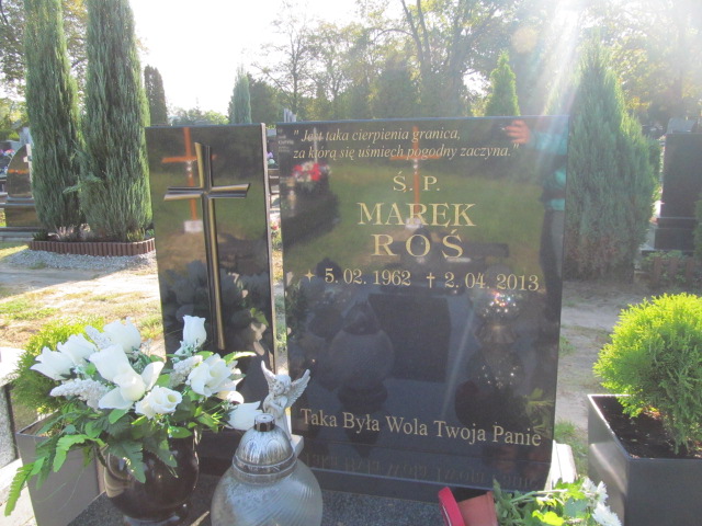 Marek Roś 1962 Tarnobrzeg Miechocin - Grobonet - Wyszukiwarka osób pochowanych