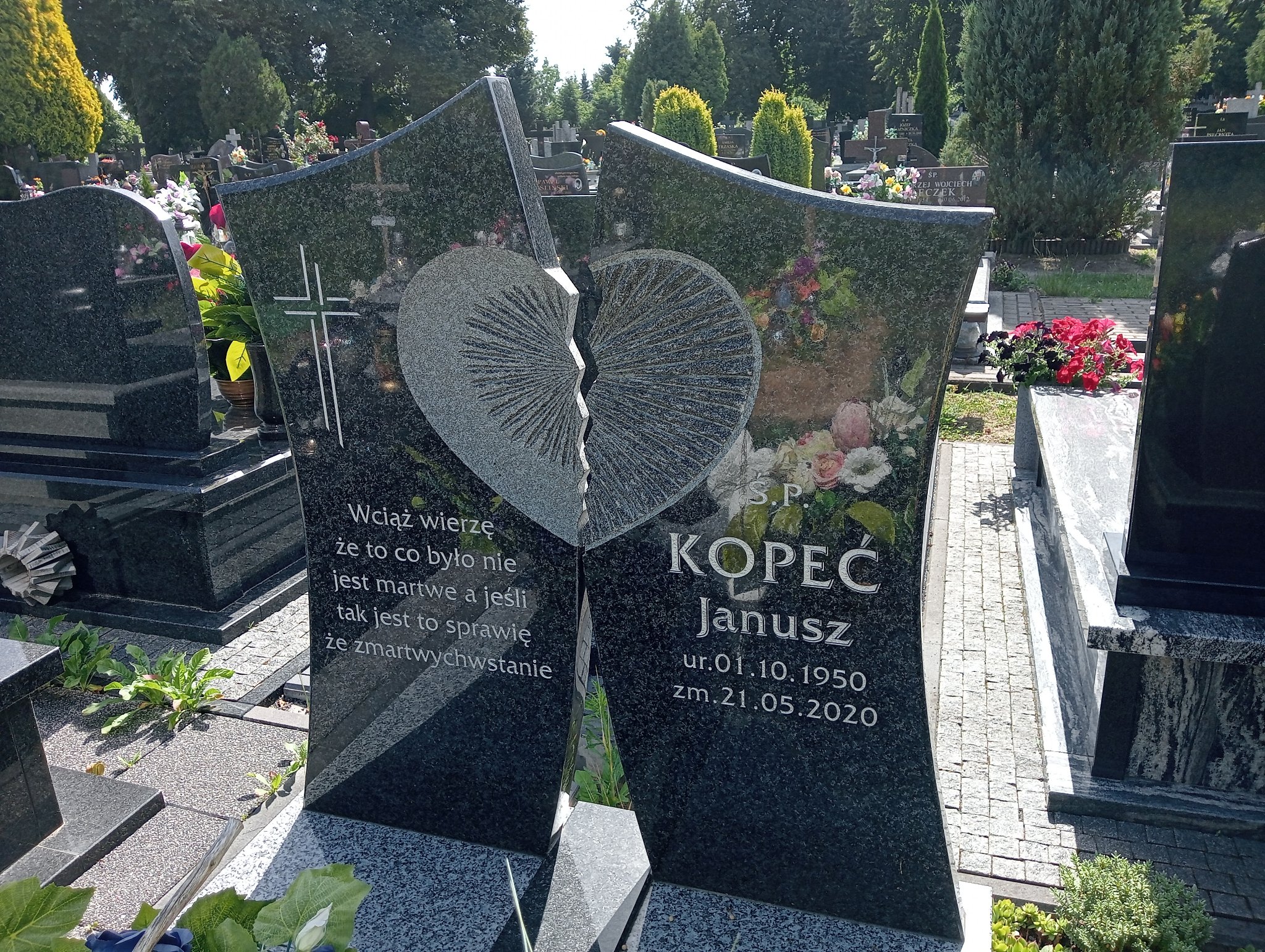Janusz Kopeć 1950 Tarnobrzeg Miechocin - Grobonet - Wyszukiwarka osób pochowanych