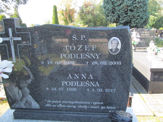 Anna Podleśna 1935 Tarnobrzeg Miechocin - Grobonet - Wyszukiwarka osób pochowanych