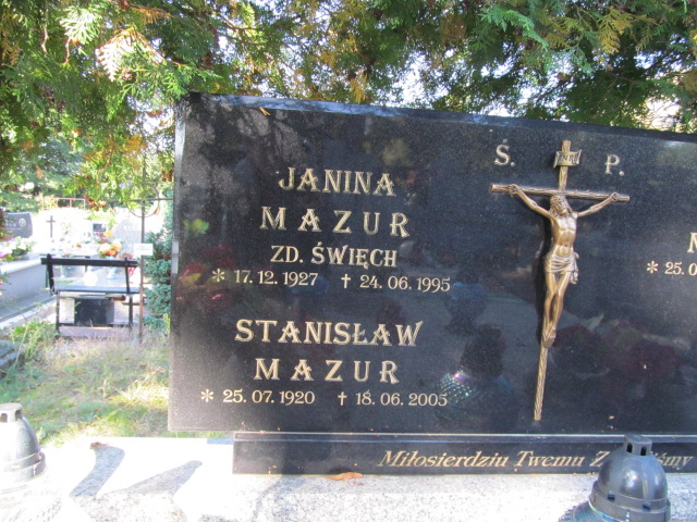 Janina Mazur 1927 Tarnobrzeg Miechocin - Grobonet - Wyszukiwarka osób pochowanych