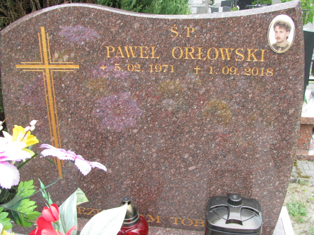 Paweł Orłowski 1971 Tarnobrzeg Miechocin - Grobonet - Wyszukiwarka osób pochowanych